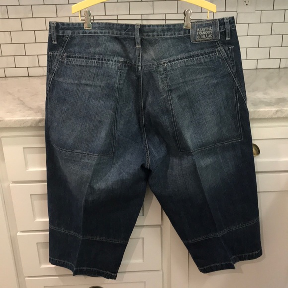 Marithe Francois Girbaud MFG Shorts Mens's Size 42 Cargo Denim Jean Bermuda - Picture 2 of 9